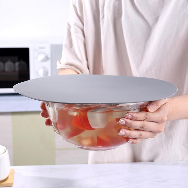 Silicone Microwave Mat - round 12" X 12" - Set of 2 Heat Resistant Multifunctional Mat, Splatter Guard, Trivet, Hot Pad, Pot Holder8