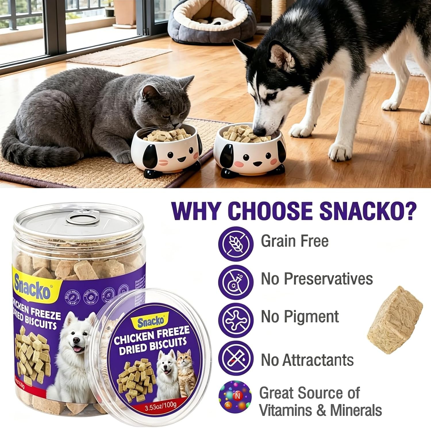freeze-dried-chicken-cat-treats-100g-natural-chicken-cube-snacks-high-protein-grain-free-healthy-dog-treats-for-daily-hip-joint-care-pet-training-reward-snack