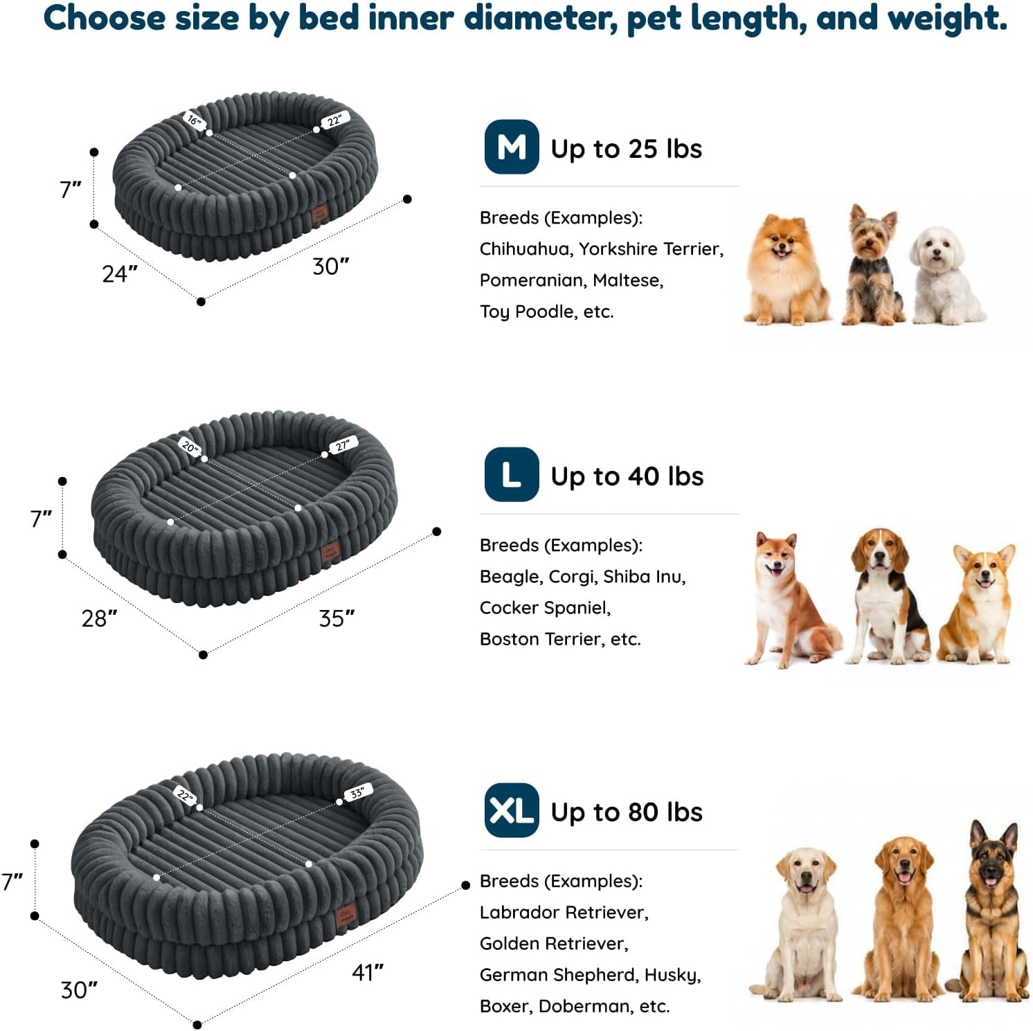 chixnuggle-orthopedic-dog-bed-washable-cover-faux-fur-bolster-pet-couch-waterproof-egg-crate-foam-non-slip-bottom-for-small-medium-dogs-dark-grey-30-24-7-dog-sofa-puppy-bed