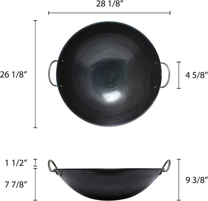 Curved Rim Wok, 26-Inch2