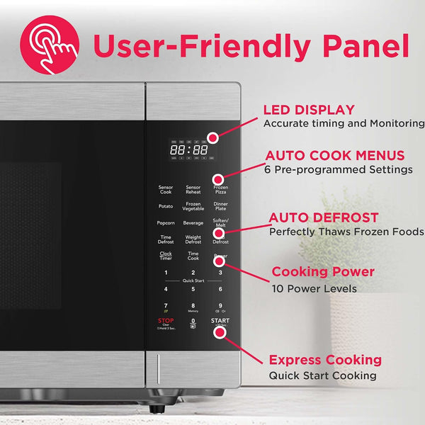 FRIGIDAIRE 2.1 Cu. Ft. Stainless Steel Microwave Oven, Multi Function, Programmable2