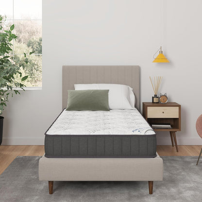 9" Hybrid Twin Mattress - Firm - Made in USA - Individually Pocketed Coils & Certipur-Us Foam - Fiberglass-Free - Bed in a Box1