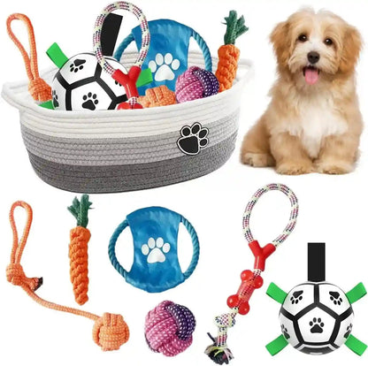 Dog Soccer Ball, Interactive Toys for Tug of War, Puppy Birthday Gifts, Tug Toy, Water Toy, World Cup Durable Balls for Small & Medium Size (6 Inch)14