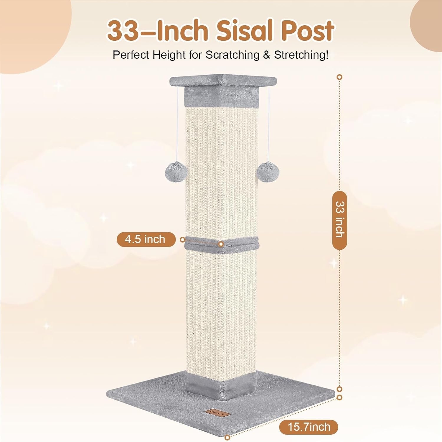 cat-scratching-post-33-inch-for-indoor-cats-high-cat-scratch-post-grey-cat-tree-for-full-body-stretching-protect-your-furniture