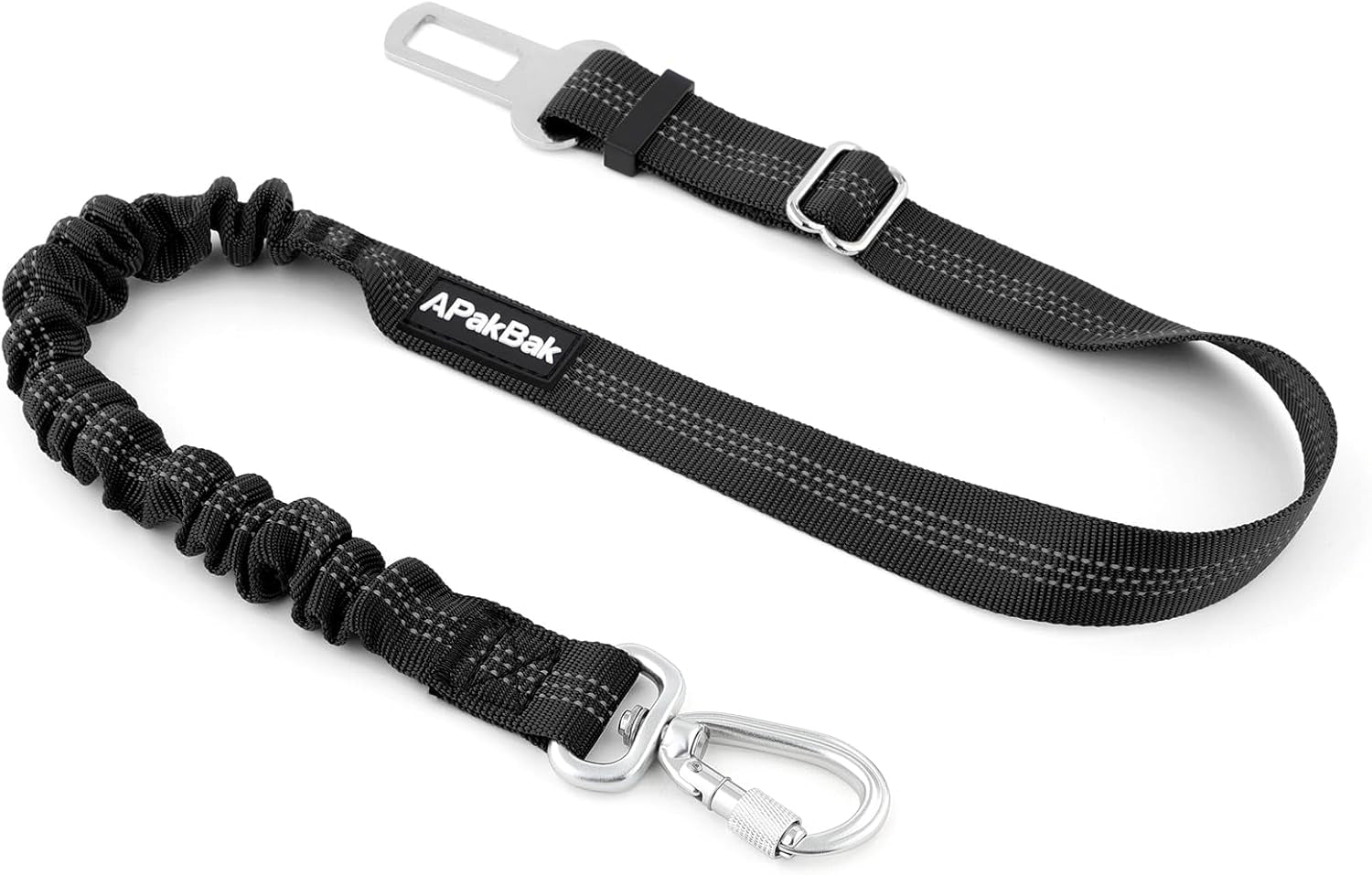 dog-seat-belt-for-car-car-harness-with-locking-aluminum-hook-adjustable-reflective-nylon-seatbelt-with-elastic-bungee-travel-safety-restraint-for-small-medium-large-dogs-light-blue