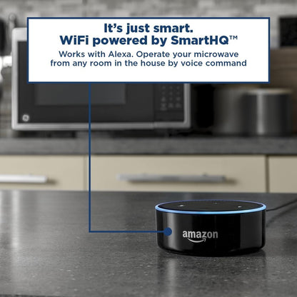 GE Smart Countertop Microwave Oven | Complete with Scan-To-Cook Technology and Wifi-Connectivity | 0.9 Cubic Feet Capacity, 900 Watts | Smart Home & Kitchen Essentials | Stainless Steel4