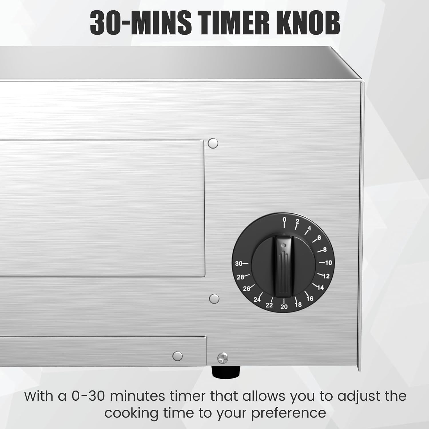 indoor-pizza-oven-countertop-1450w-30mins-timer-multifunctional-electric-cooker-handle-removable-tray-kitchen-and-commercial-use