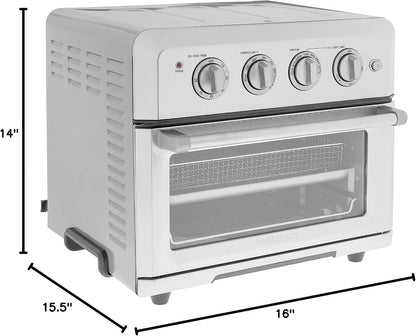 Convection Toaster Oven Airfryer Combo, 6-In-1 1800 Watts, XL Capacity Convection Oven with 60-Minute Timer/Auto-Off for Toast, Bake or Broil, Stainless Steel, CTOA-1226