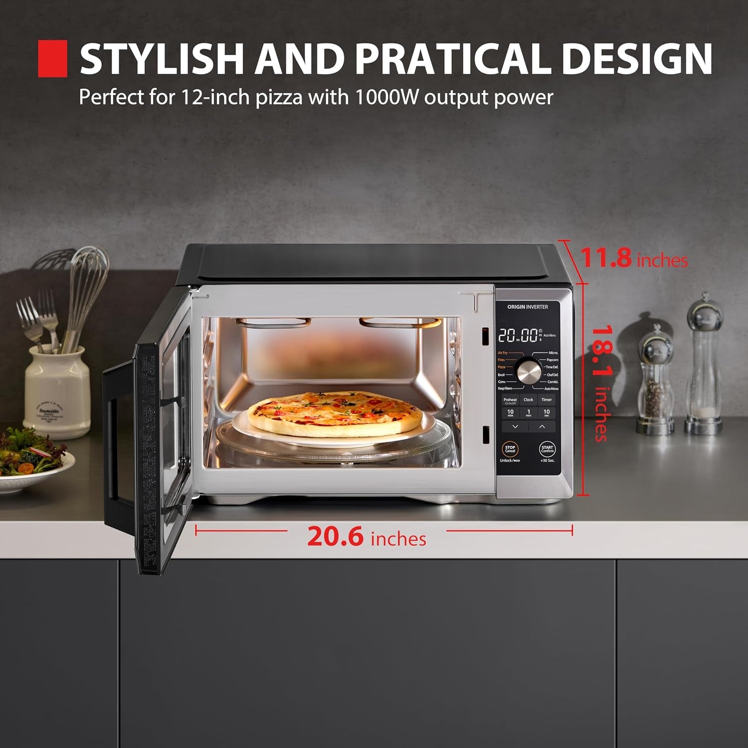 optichef-pro-air-fryer-combo-countertop-microwave-oven-1-0-cu-ft-origin-inverter-chefdefrost-27-auto-menus-10-power-levels-for-home-kitchen-1000w-black-stainless-steel