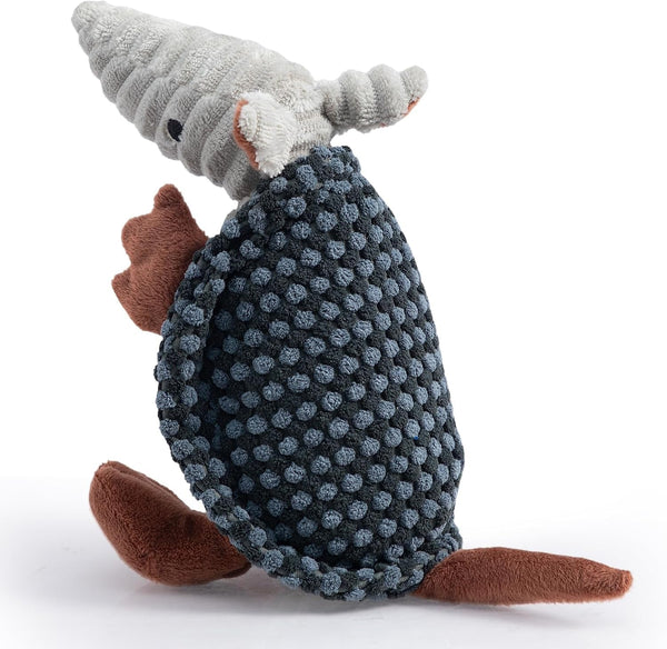 Hollypet Plush Squeaky Armadillo Chew Dog Toy for Small Medium, 8" | Cute Stuffed Armadillo Toy with Unique Grunt Squeaker & Textured Fabric for Teeth Cleaning. Great for Small & Medium Dogs16