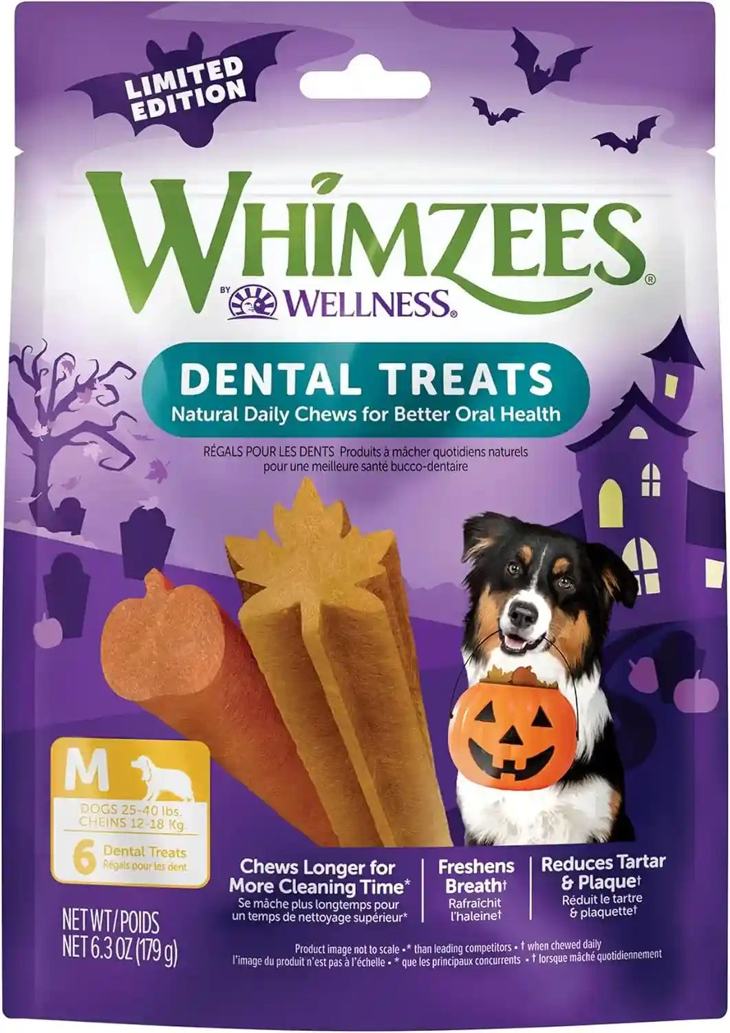 whimzees-wellness-stix-natural-dog-dental-treat-chews-freshens-breath-medium-size-sticks-14-81-oz-bag-14-count