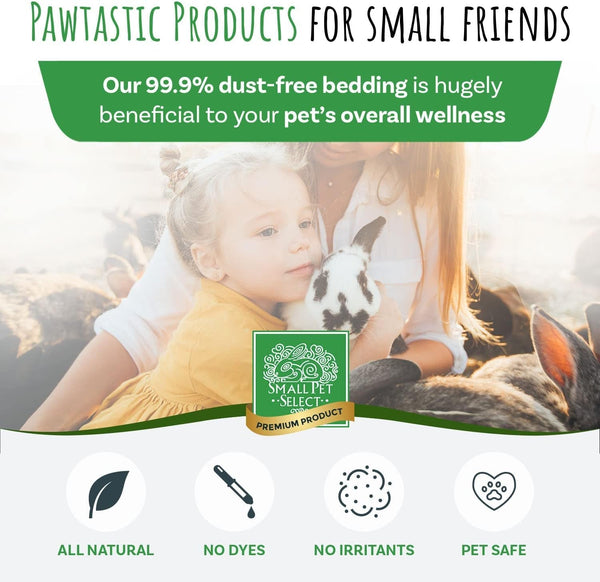 Small Pet Select Premium Natural Aspen Bedding, Animal Bedding for Small Indoor and Outdoor Pets, Made in the USA, Jumbo Size 141 L Pack | Natural Wood Bedding, Low Dust, Odor Control, Made in USA, for Indoor & Outdoor Rabbits, Hamsters & Small Pets4