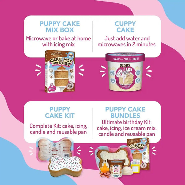 Cuppy Cake Microwave Dog Birthday Cake in a Cup - Ready in 2 Min, Just Add Water and Microwave, All Natural, Pupfetti Sprinkles, Made in USA (Woman Owned)6
