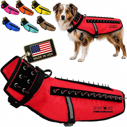 Coyotevest Dog Harness, Stab-Resistant Coyote Vest, Small, Neon Pink | Reflective Stab-Resistant Vest Helps Protect Small Dogs from Coyotes, Aggressive Dogs and Birds of Prey, Made in the USA11