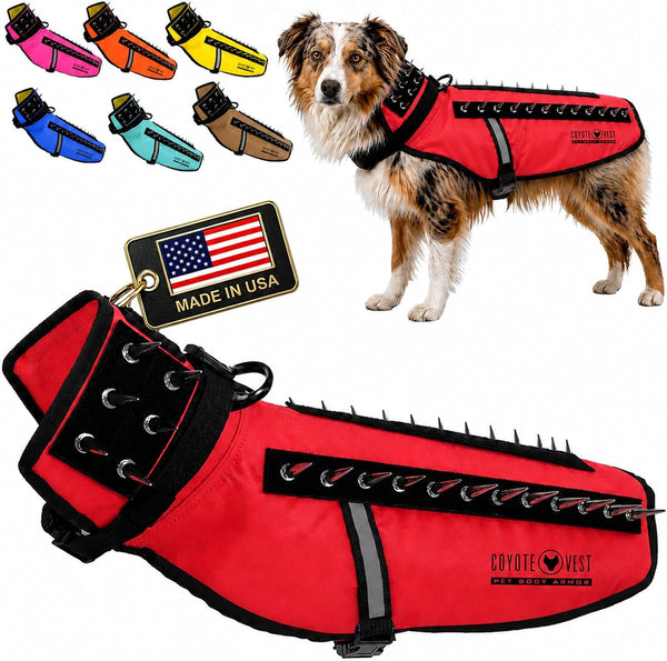 Coyotevest Dog Harness, Stab-Resistant Coyote Vest, Small, Neon Pink | Reflective Stab-Resistant Vest Helps Protect Small Dogs from Coyotes, Aggressive Dogs and Birds of Prey, Made in the USA11
