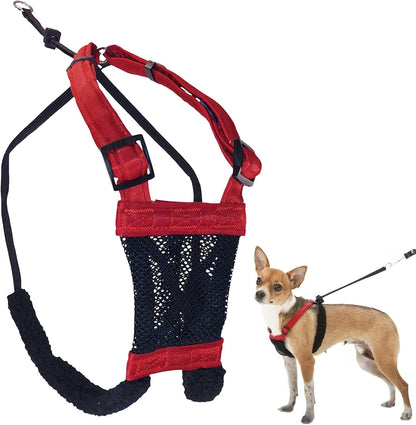 Sporn No Pull Dog Harness, Durable Nylon Mesh Harness for Large Dogs, No Choke Design, Padded Restraint Sleeves, Adjustable Fit, Easy On/Off, Large/Xl for Extra Large Breeds, Black14