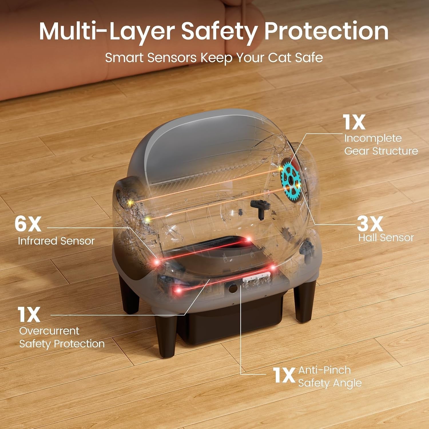 invengo-automatic-self-cleaning-cat-litter-box-open-top-design-with-safety-sensors-and-anti-pinch-protection-smart-automatic-litter-box-for-small-medium-cats-and-multi-cat-homes-charcoal-grey