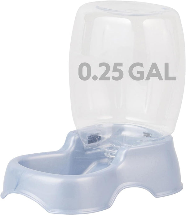 Petmate Pet Cafe Cat and Dog Gravity Water Dispenser - Water Bowl for Cats and Dogs, USA Made, 0.75 GAL, Pearl Gray12