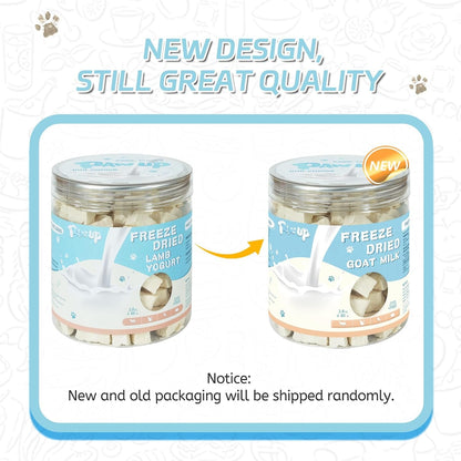 PAWUP Freeze Dried Dog Treats, Goat Milk Yogurt Flavor, 2.8 Oz | Gentle Goat Milk Dog Snacks, for Sensitive Stomachs, for Puppies8