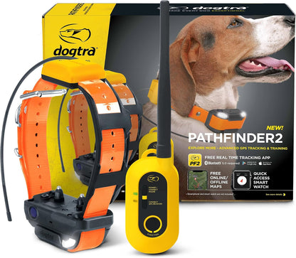 Dogtra PATHFINDER2 MINI Compass Live GPS Dog Tracking & Training System - 4-Mile Range E-Collar Handheld with No Subscription, Offline Maps, GPS Fence, Expandable up to 21 Dogs, for Dogs 15+ Lbs11