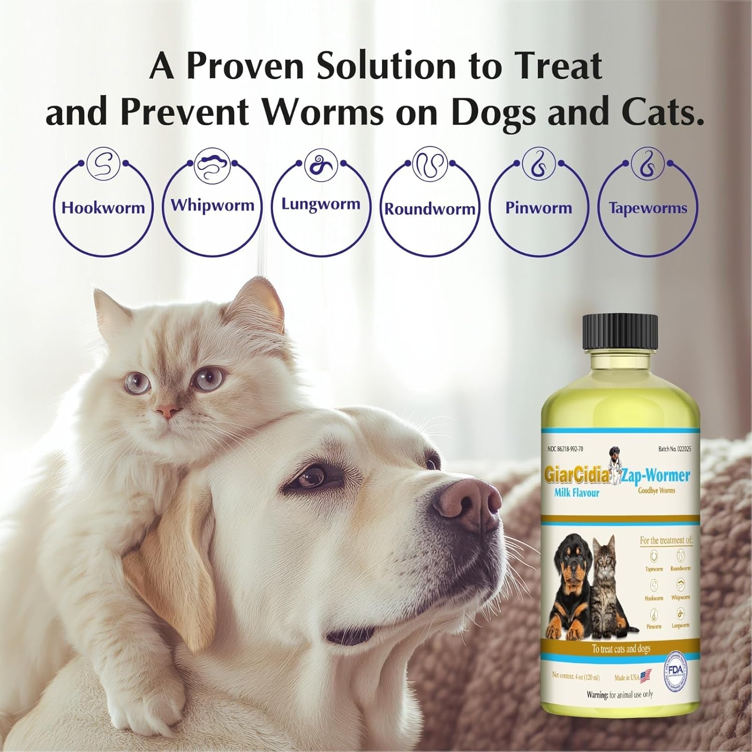 no-more-worms-in-cats-and-dogs-dewormer-for-cats-and-dewormer-for-dogs-chicken-flavour-120-ml-4-oz-glass-bottle-includes-3-ml-dropper-with-cap-chicken-flavor