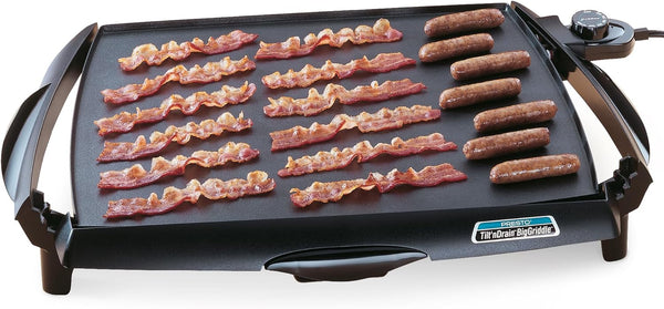07046 Tilt 'N Drain Big Griddle Cool-Touch Electric Griddle3