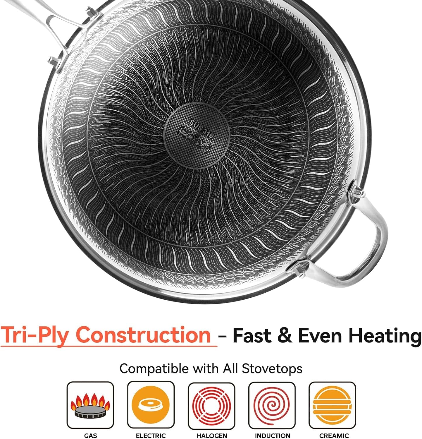 stainless-steel-wok-pan-with-lid-12-6-inch-honeycomb-hybrid-nonstick-stir-fry-pan-tri-ply-clad-skillet-for-induction-electric-gas-stove-dishwasher-safe-no-seasoning-needed-serves-3-4