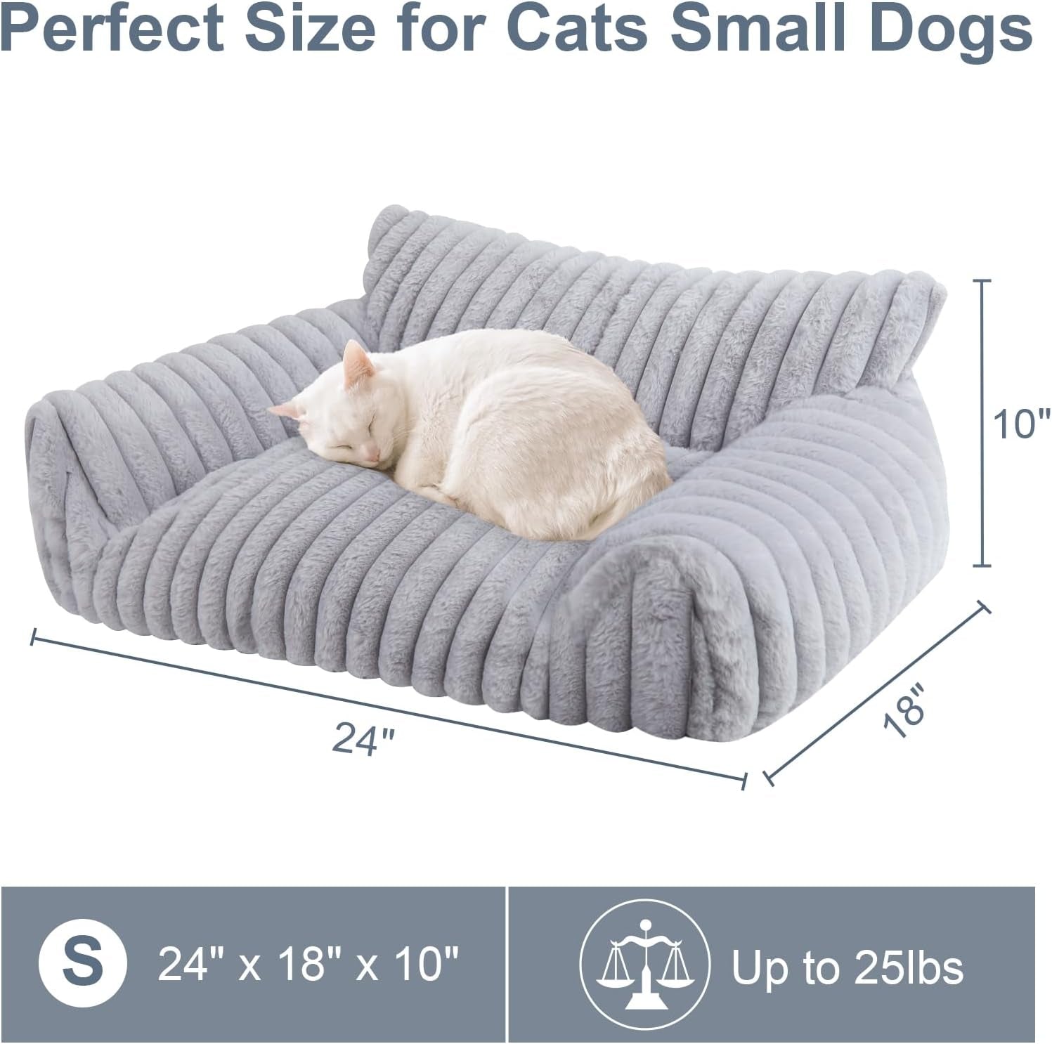 cute-cat-couch-bed-for-indoor-cats-dog-beds-for-small-dogs-couch-s-grey-dog-couch-bed-with-removable-washable-cover-cute-fluffy-pet-sofa-cat-couch-bed-washable-dog-bed-medium-large-size-dog