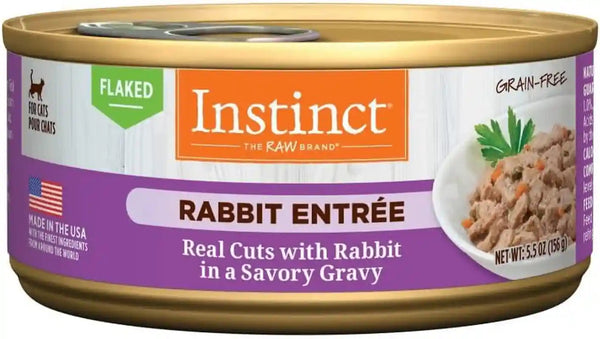 Instinct Flaked Entrees, Wet Canned Cat Food, Variety Pack, 3 Oz (12 Count) | Tender Flaked Cuts in Savory Gravy, High Protein, Real Meat, Whole-Food Ingredients, Grain-Free, Hydration Support10