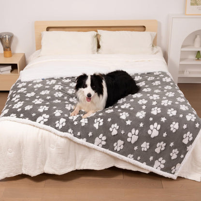 Cute Waterproof Blanket for Dog Cat or Adult, 50"X60", Pink | 3D Textured Flower Pet Blanket for Bed Couch Sofa, Soft Liquid Pee Proof Pet Furniture Protector8