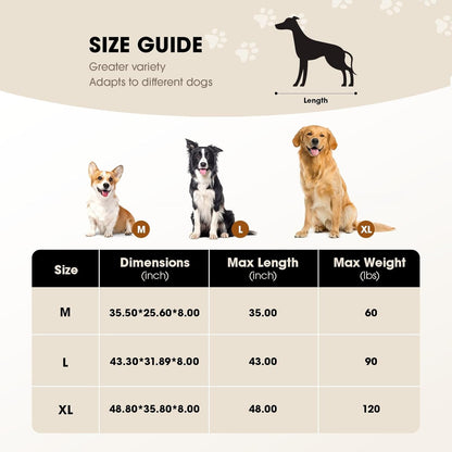 Czpalo Outdoor Elevated Dog Bed for Large Sized Dogs, No-Tool Assembly. | Raised Design Promotes Airflow. Tool-Free Assembly, Easy-To-Clean Mesh, Portable, with Anti-Skid Feet. Indoor/Outdoor Use.6