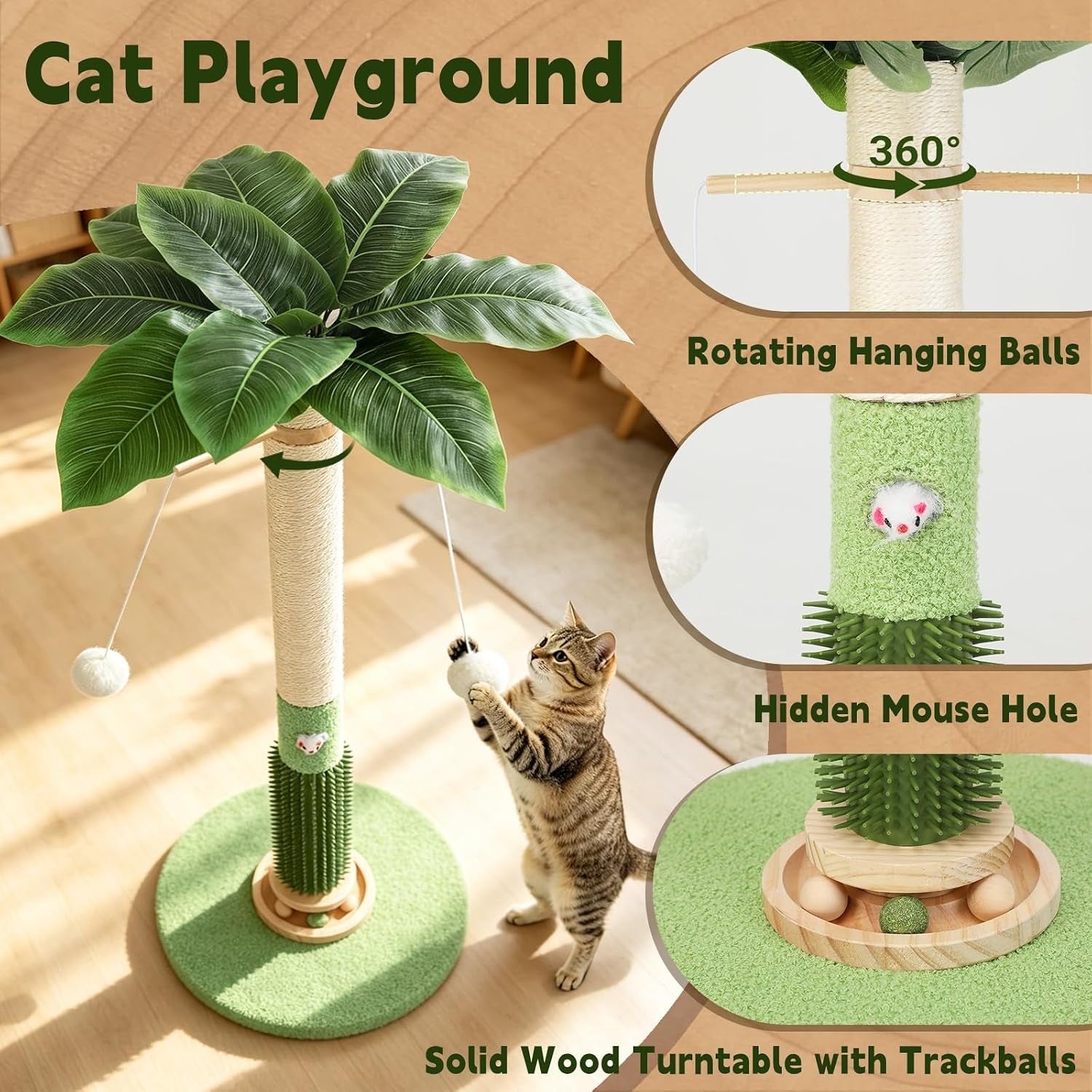 cat-scratching-post-37-5-tall-palm-tree-sisal-scratcher-for-indoor-cats-natural-sisal-stable-vertical-scratcher-tower-mouse-hole-toy-rotating-interactive-ball-self-groomer-for-full-body-stretching
