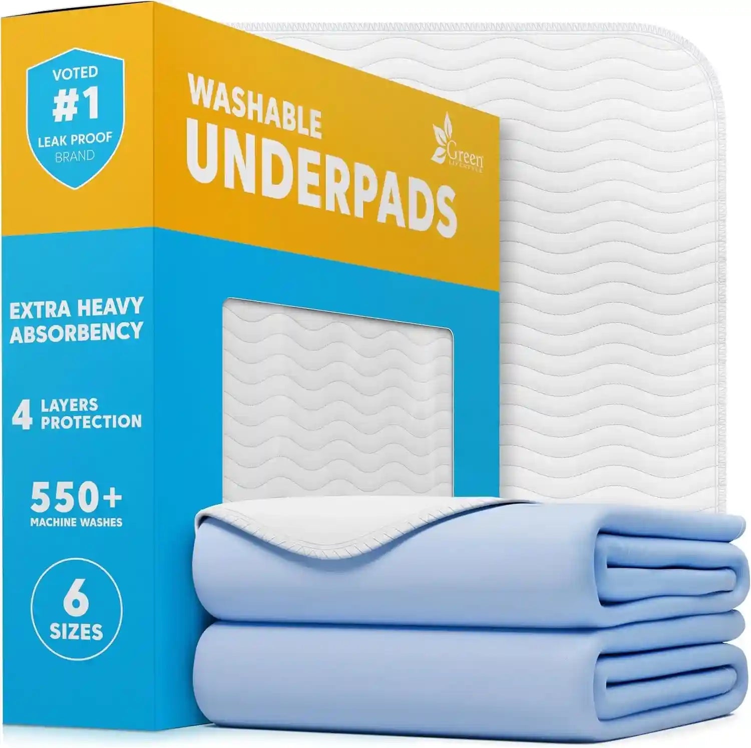 green-lifestyle-washable-pee-pads-for-dogs-waterproof-reusable-puppy-pads-with-anti-slip-backing-pet-training-pad-for-puppy-playpen-crate-whelping-box-potty-training-pack-of-6-30x34