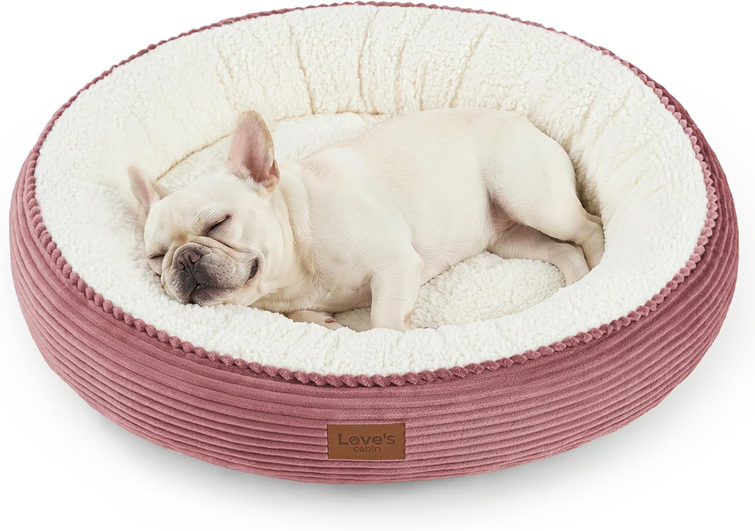 loves-cabin-round-donut-cat-and-dog-cushion-bed-20in-bed-for-cats-or-small-dogs-anti-slip-water-resistant-bottom-super-soft-durable-fabric-pet-beds-washable-luxury-cat-dog-bed-gray