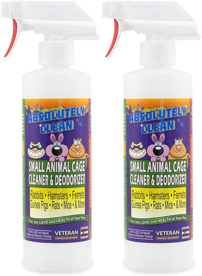 Amazing Small Animal Cage Cleaner, Just Spray/Wipe, Easily Removes Messes & Odors - Hamster Cages, Mice, Rat Cage, Guinea Pig Cage, Rabbit Cage, Ferret Cage, Dog Cage - USA Made6