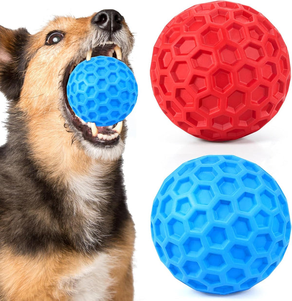 Tough Dog Chew Toys for Aggressive Chewers, Indestructible Dog Balls for Aggressive Chewers, Squeaky Balls for Dogs, Squeaky Toys for Large Dogs, Funny Heavy Duty Ball15