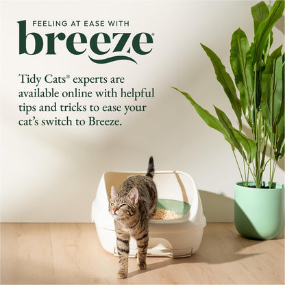 Purina Tidy Cats Litter Box System, BREEZE System Starter Kit Litter Box, Litter Pellets & Pads7