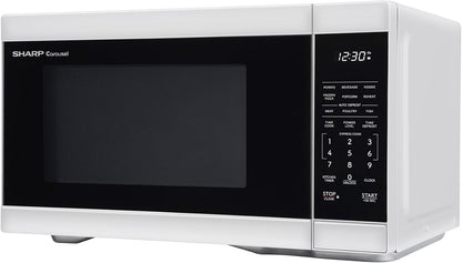 SMC1161KW 1.1 Cu. Ft. 1000W White Countertop Microwave Oven8