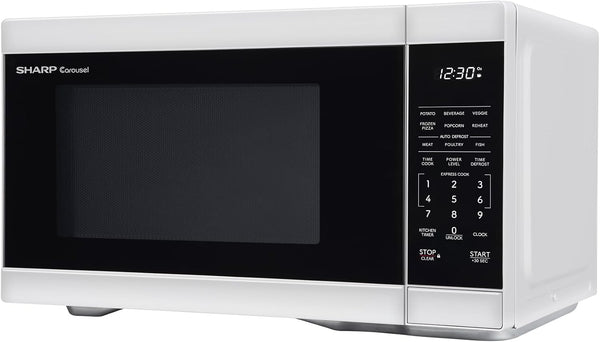 SMC1161KW 1.1 Cu. Ft. 1000W White Countertop Microwave Oven8