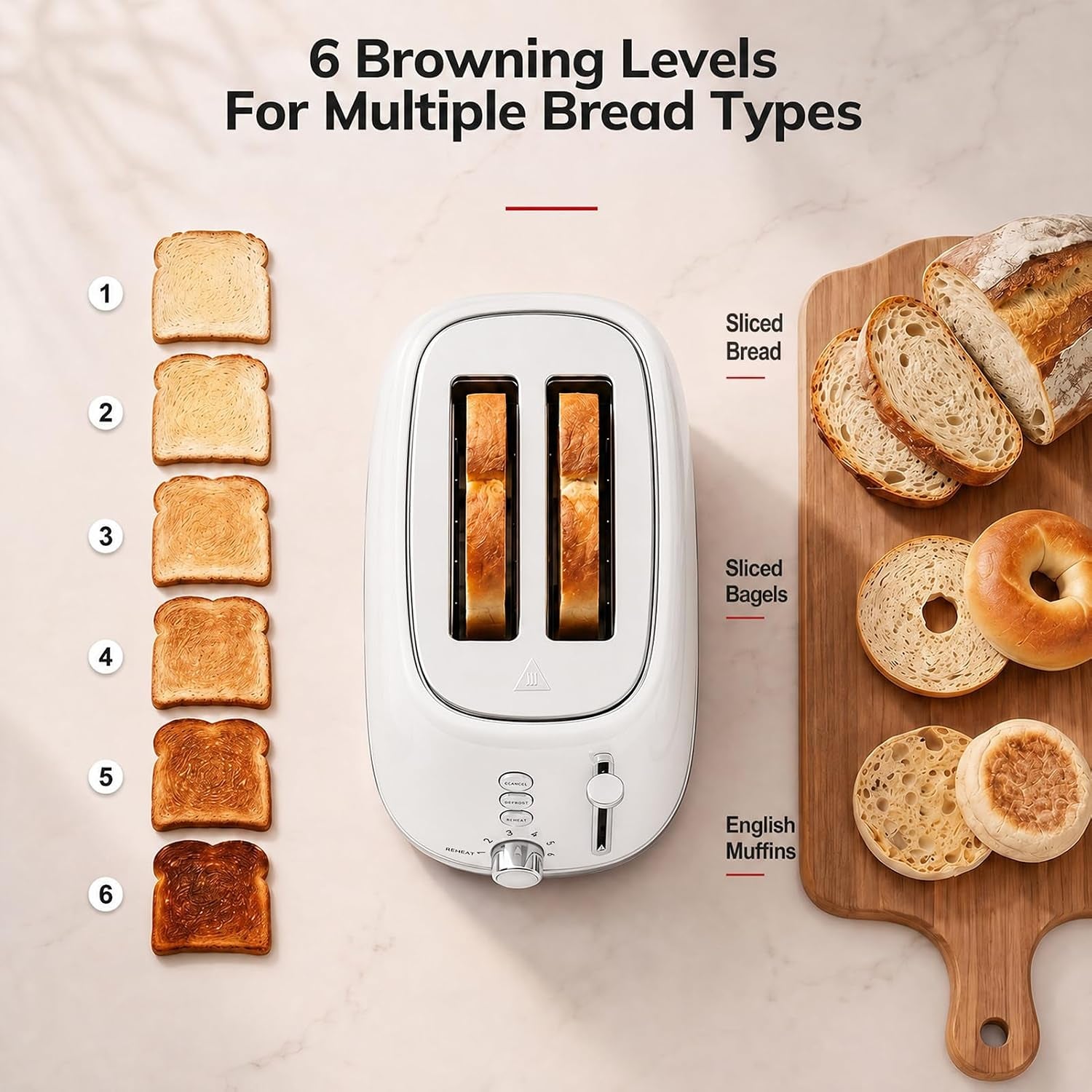 2-slice-toaster-retro-stainless-steel-kitchen-essentials-white-retro-kitchen-decor-18-8-food-grade-steel-1-5-slots-6-browning-levels-bagel-defrost-reheat-removable-crumb-tray