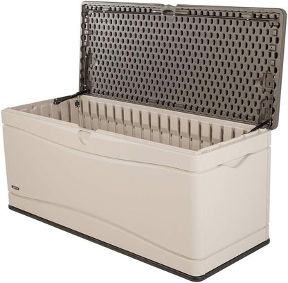 60012 Extra Large Deck Box, 130 Gallon, Desert Sand/Brown3