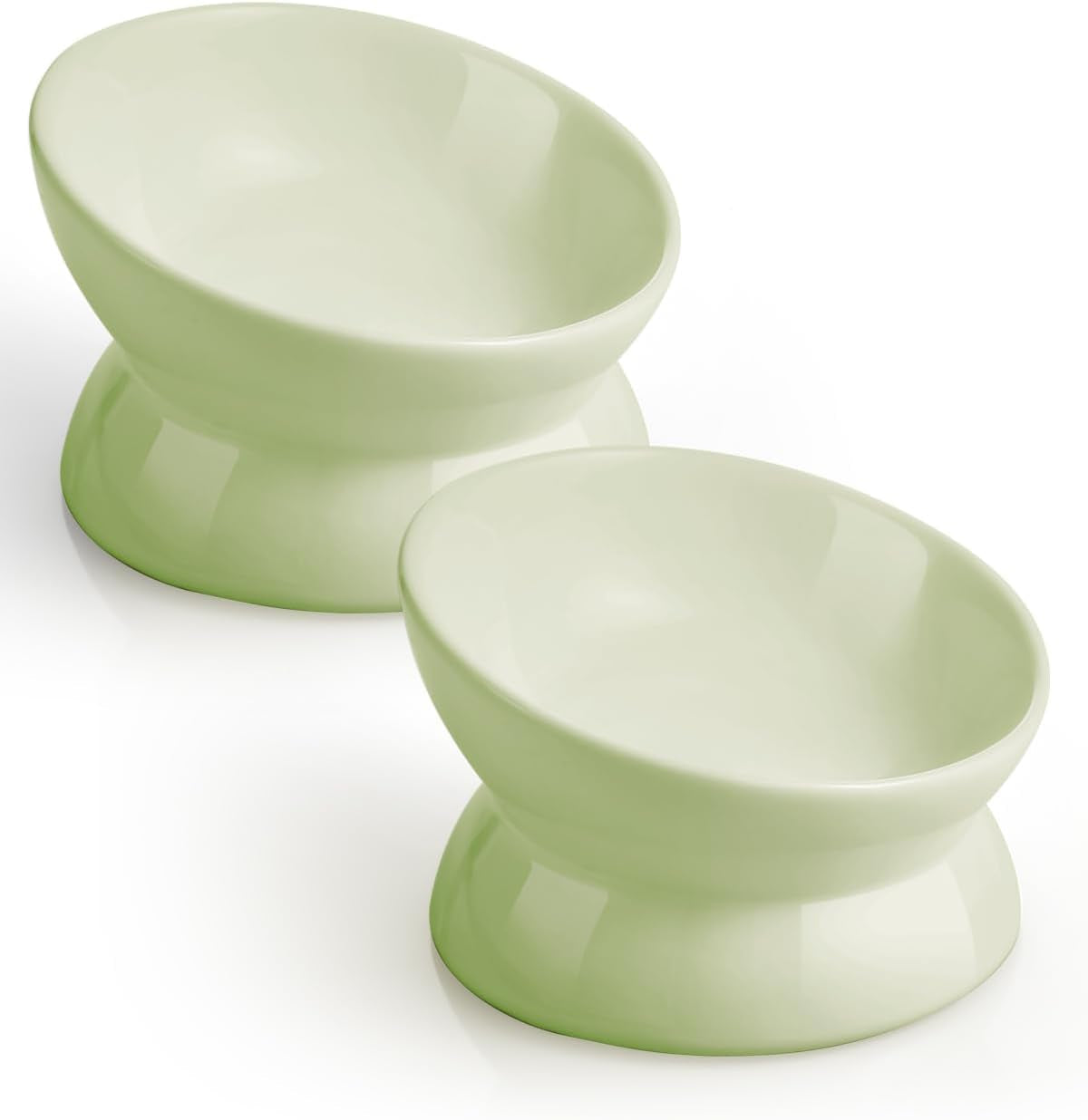 loejan-elevated-cat-food-bowl-5-oz-ceramic-raised-and-tilted-water-bowl-anti-vomiting-and-protect-pets-spines-dishes-for-small-dog-fat-faced-cat-kitten-white-1-pack