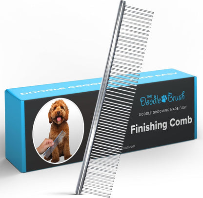 The Doodle Brush Metal Dog Combs for Grooming Matting, Finishing Comb | Large Stainless Steel Dog Grooming Comb, Removes Knots, Tangles, Mats, Poodles, Labradoodle, Cockapoo Pet Combs, Gentle Care8