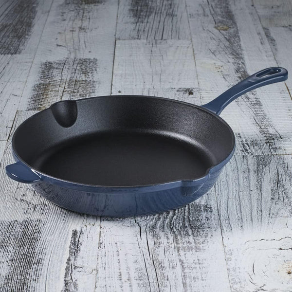 CI22-24BG Chef'S Classic Enameled Cast Iron round Fry Pan, 10-Inch, Provencal Blue5