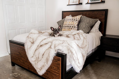 PAW BRANDS Pupprotector Waterproof Throw Blanket, White/Brown, 60X50 | Waterproof, Machine Washable — Protects Couches, Beds & Car Seats4
