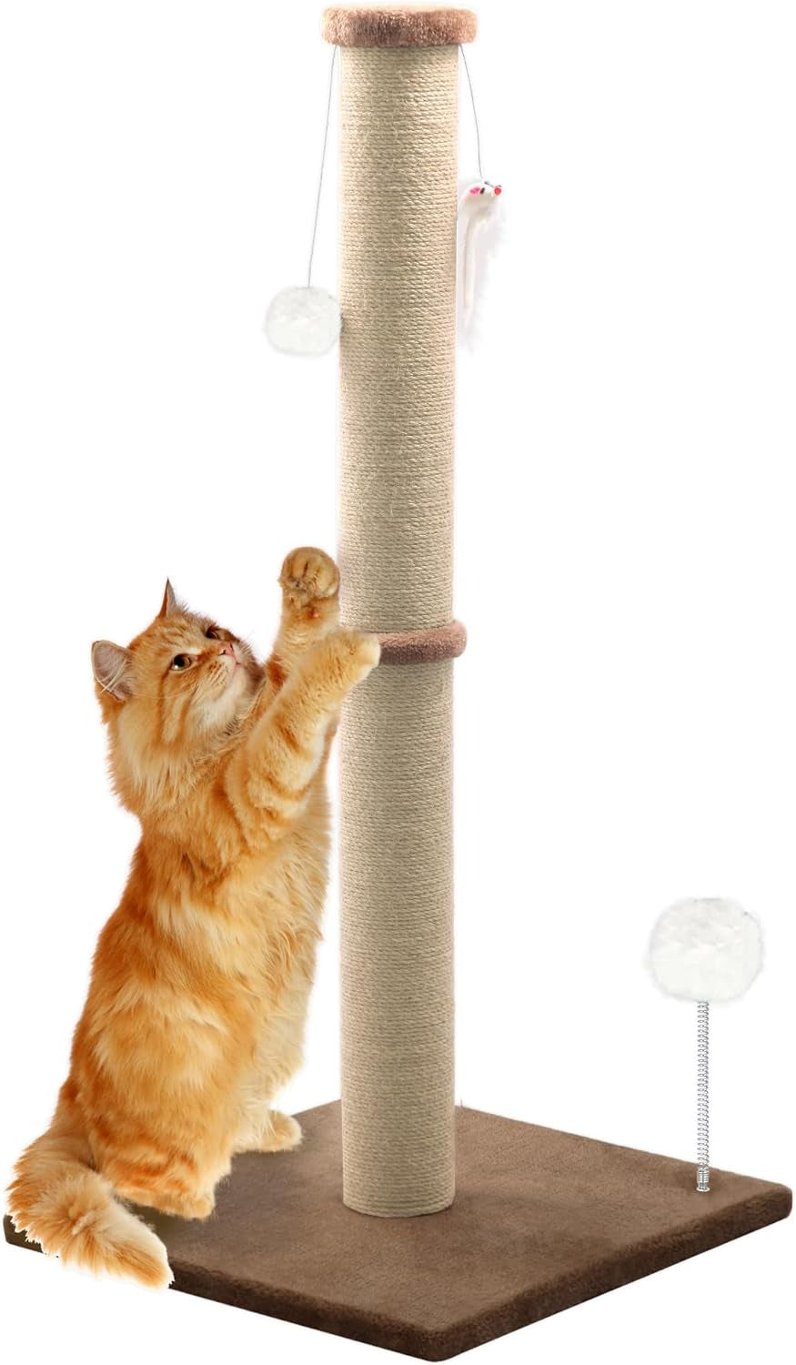tall-cat-scratching-post-36-inch-large-cat-scratch-post-for-indoor-cats-with-durable-natural-sisal-rope-scratcher-post-tree-kitten-interactive-toy-gray