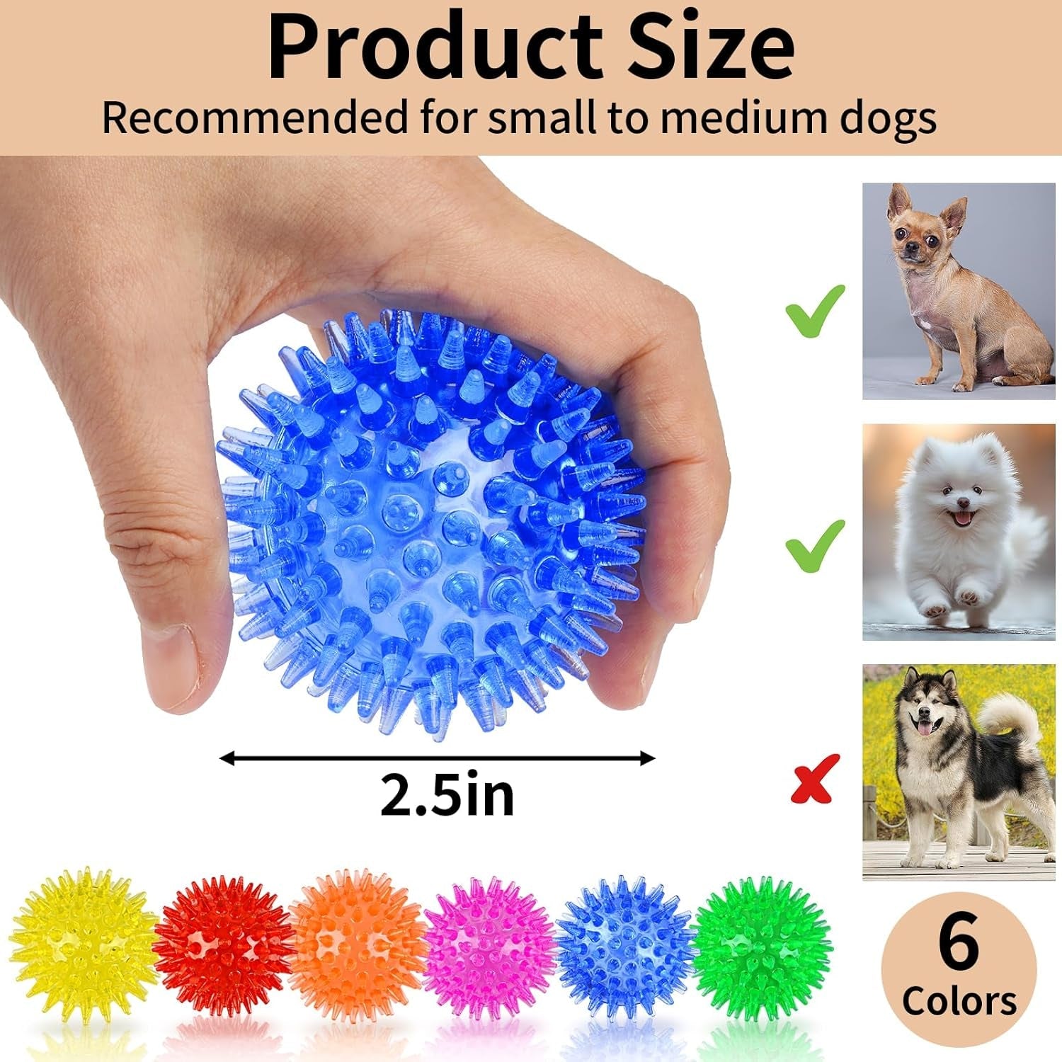 6-pack-squeaky-spiky-dog-balls-puppy-chew-toys-for-teething-small-food-grade-tpr-rubber-durable-interactive-fetch-floating-dog-pool-ball-toy-for-chewers-for-small-medium