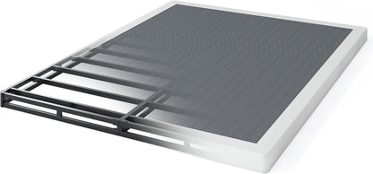 3 Inch Low Profile Box Spring Queen Size | Sturdy Metal Frame Mattress Foundation, Easy Assembly, Quiet & Noise-Free1
