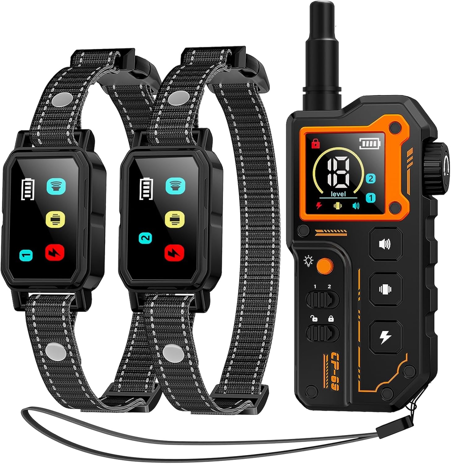 ai-dog-shock-collar-2-dogs-10-120lbs-3300ft-dog-training-collar-with-remote-ipx7-waterproof-collar-with-beep-vibration-safe-shock-for-large-medium-small-dogs-keypad-lock-and-flashing-light