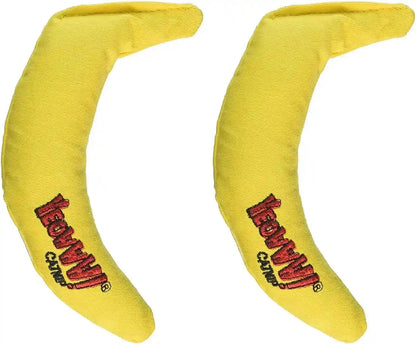 Yeowww! Yellow Banana Catnip Toy (2 Pack)2